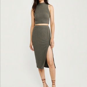 NWT Abercrombie Two Piece Set Top and Skirt